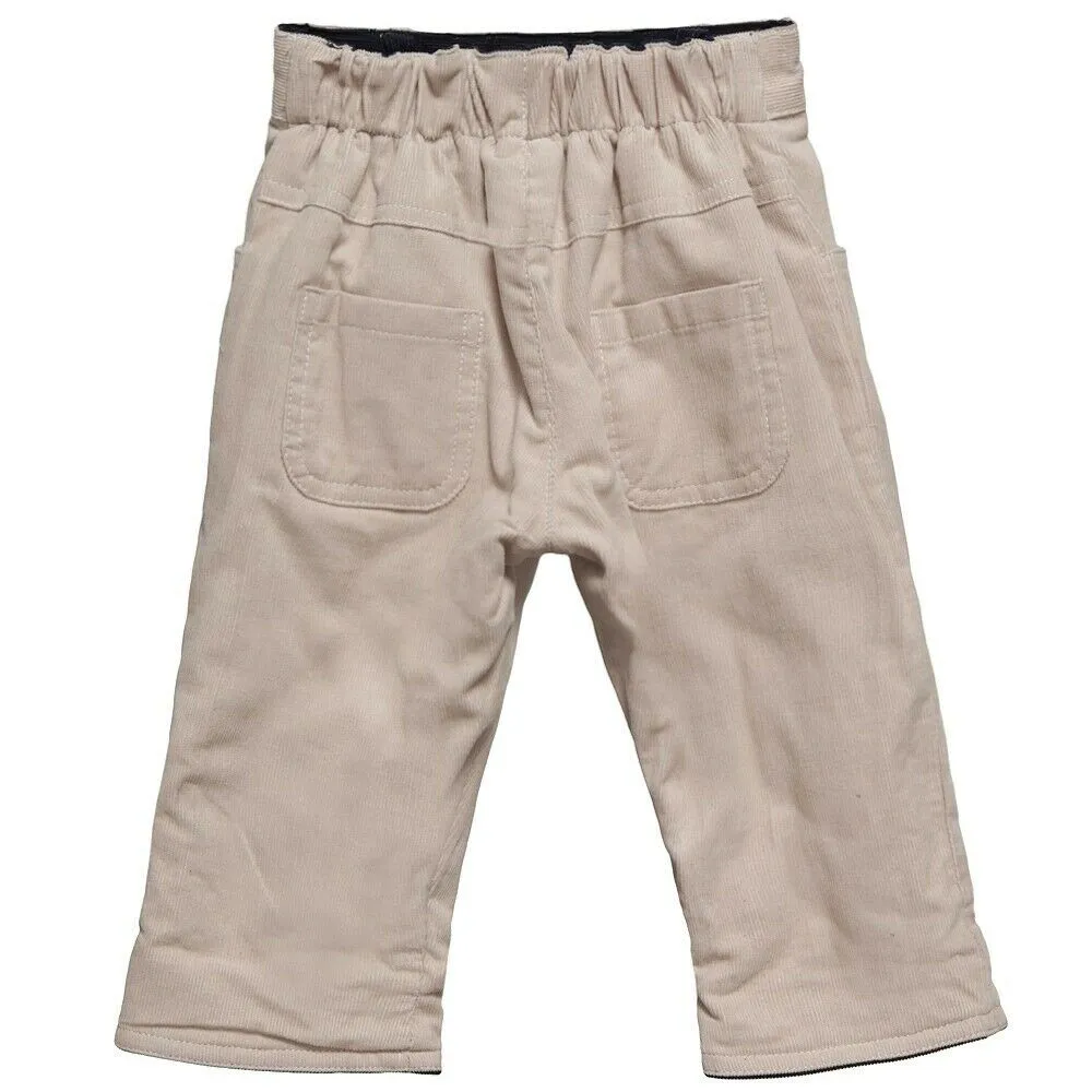 TARTINE ET CHOCOLAT KIDS BOY reversible corduroy trousers pants Children