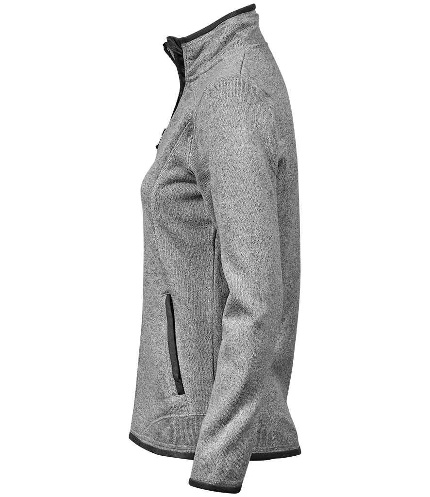 Tee Jays - Ladies Knitted Outdoor Fleece Jacket