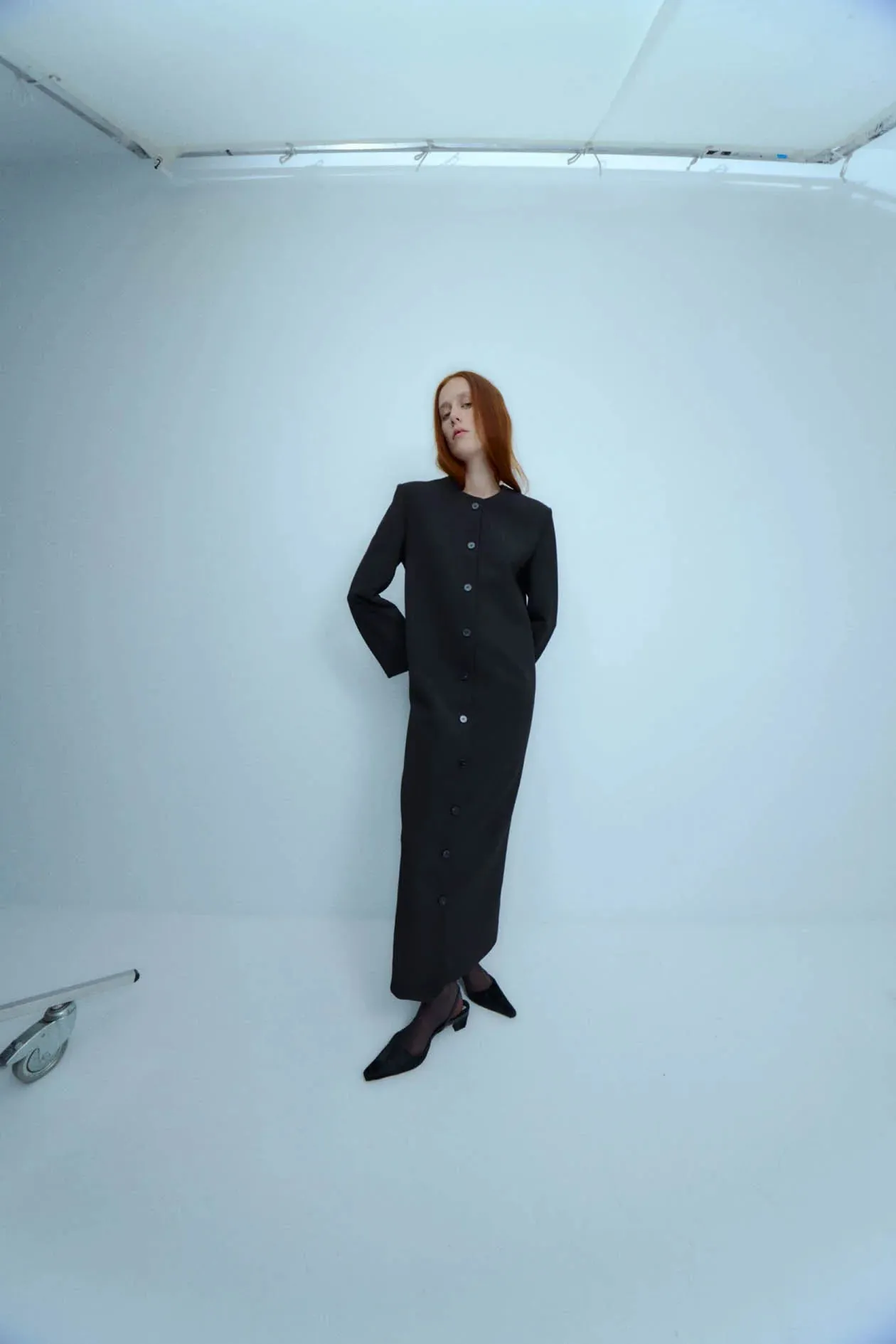 Tilmens Dress Coat: Black