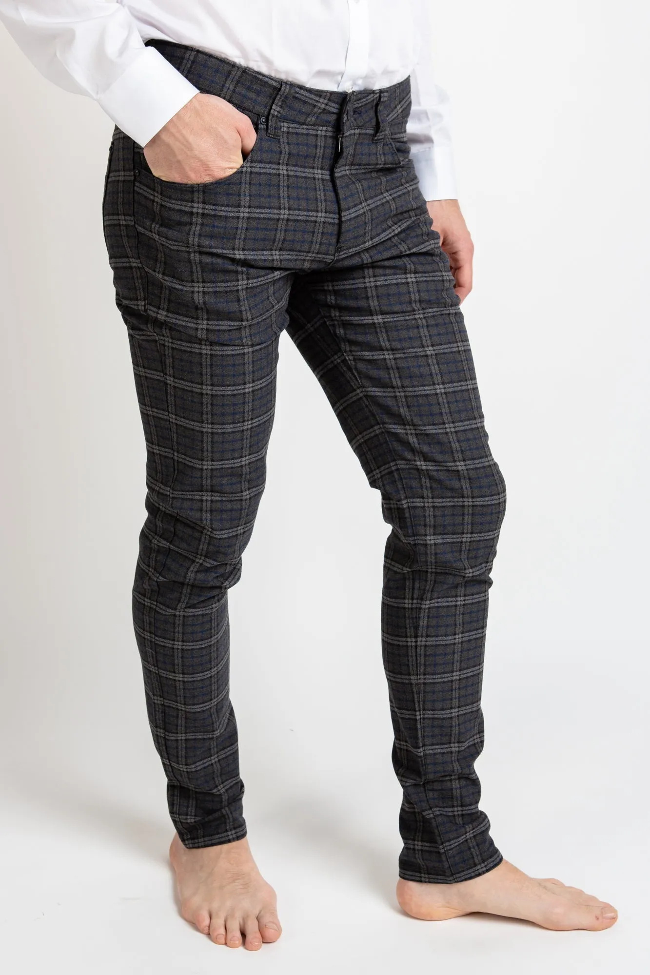 Trousers P1554 - Checkered