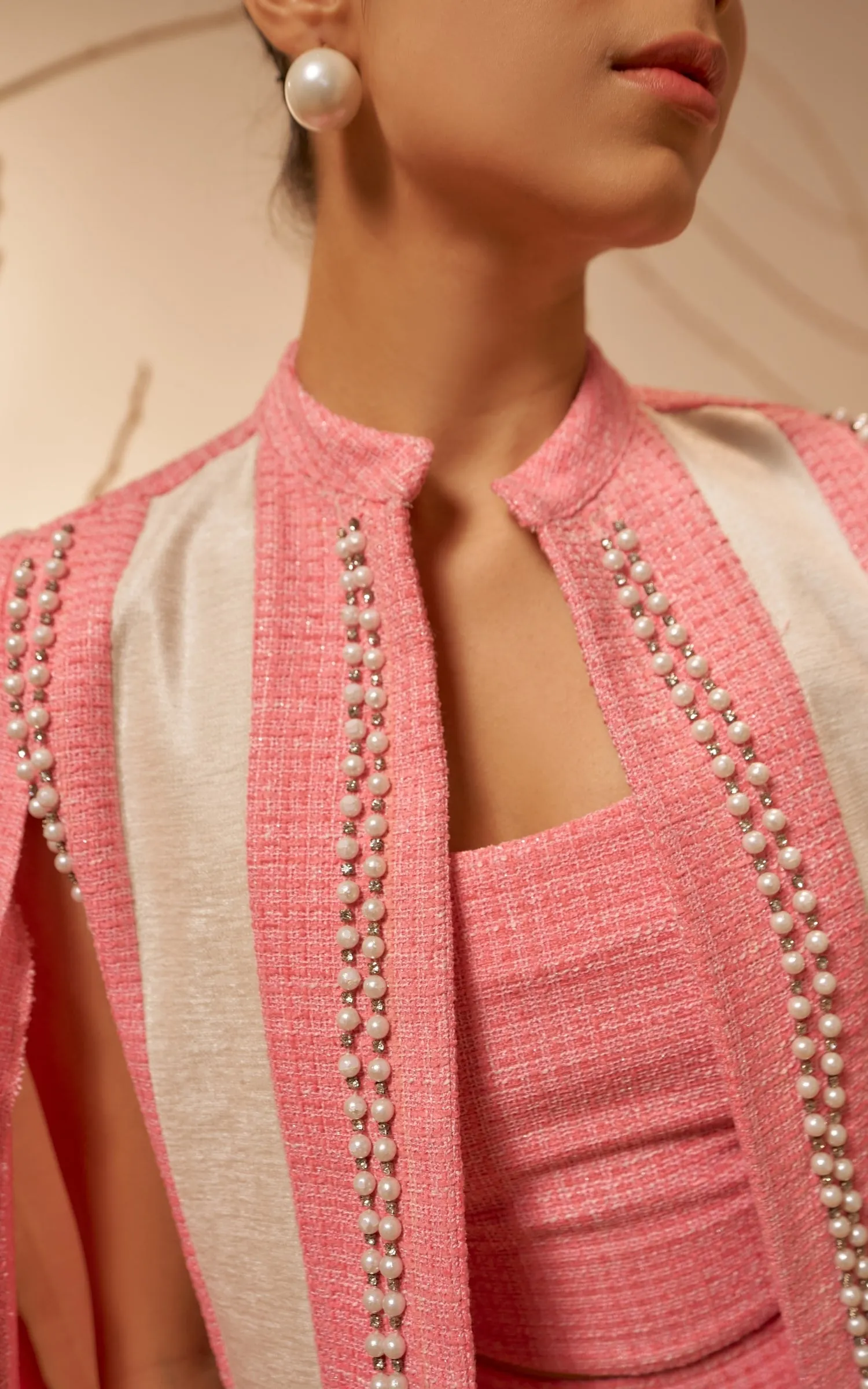 TWEED PEARL BLAIR CAPE