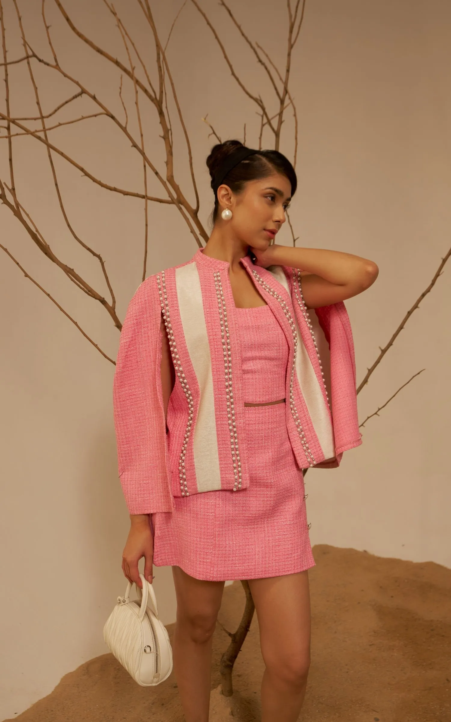 TWEED PEARL BLAIR CAPE