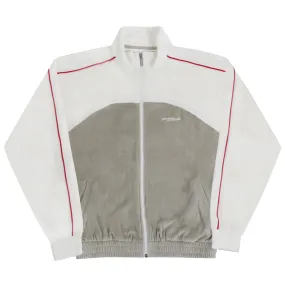 Velour Track Jacket (Cream)