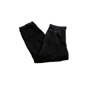 Vintage Old Navy Men's Black Relaxed Fit Corduroy Pants 36x32