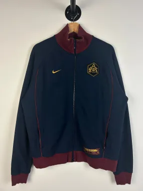 Vintage Y2K Nike Arsenal Navy Track Jacket