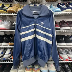 VTG 80s Adidas Special Run DMC Collaboration Track Suit Jacket Pants L Navy Blue