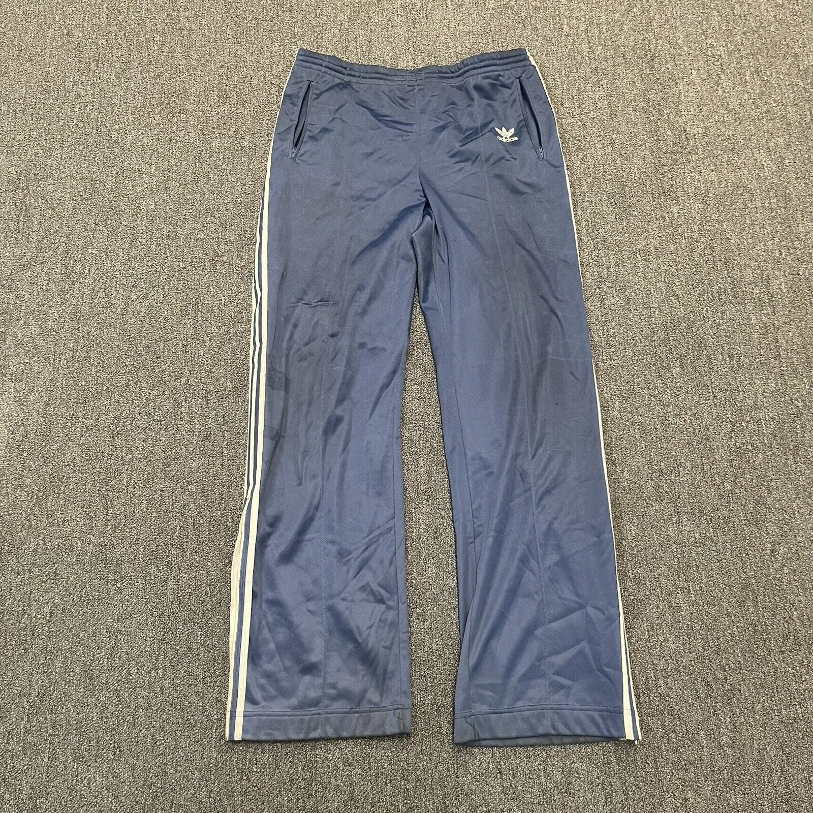 VTG 80s Adidas Special Run DMC Collaboration Track Suit Jacket Pants L Navy Blue