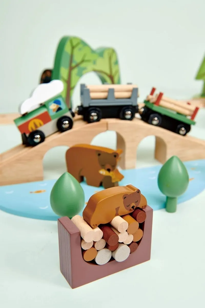 Wild Pines Wooden Train Set