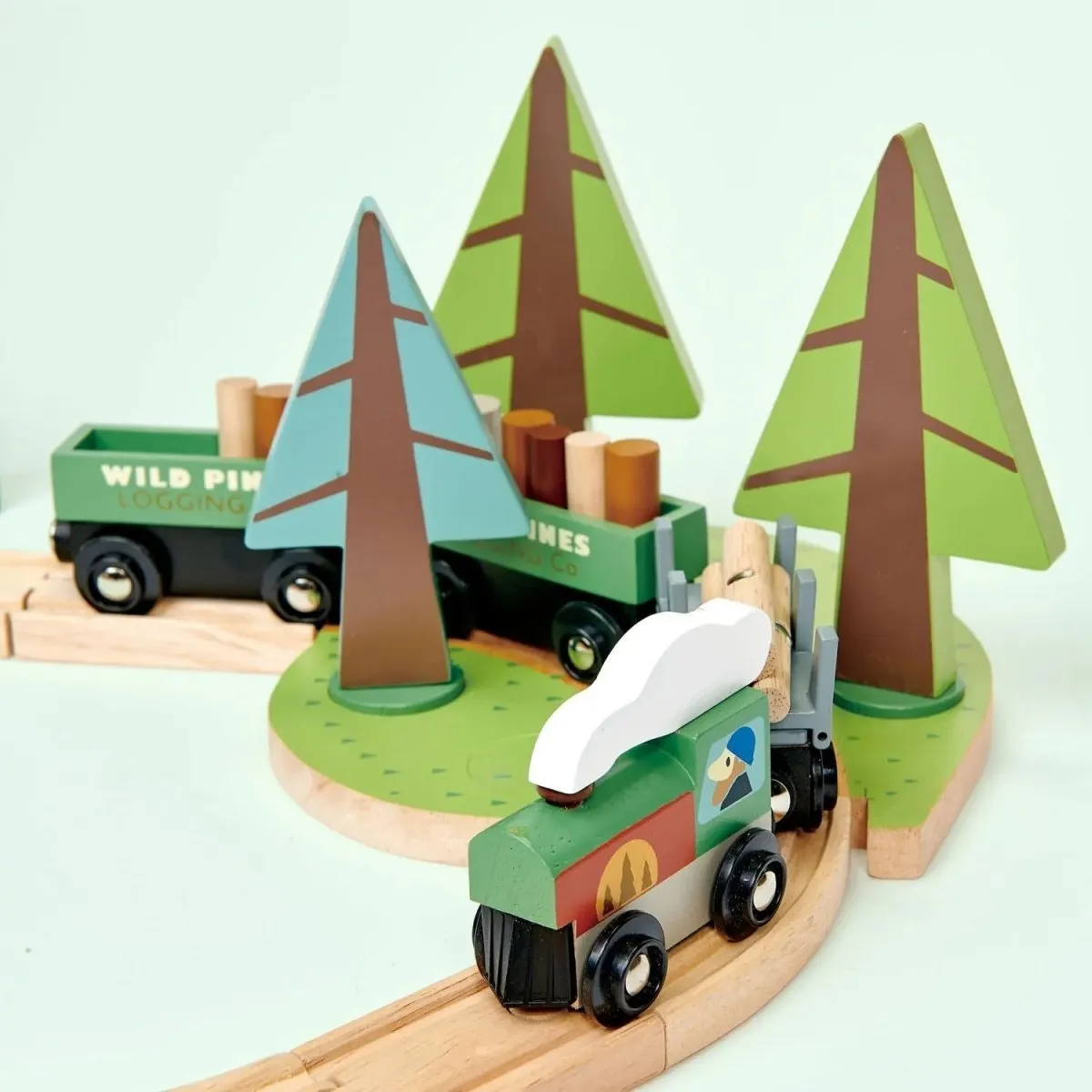 Wild Pines Wooden Train Set