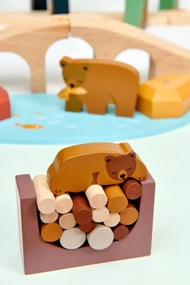 Wild Pines Wooden Train Set