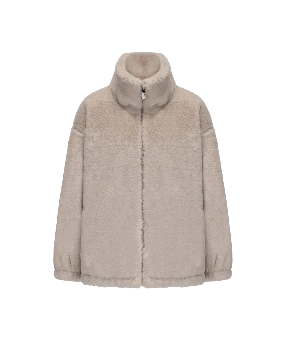 Women's Fluffy Faux Fur Fleece Jacket