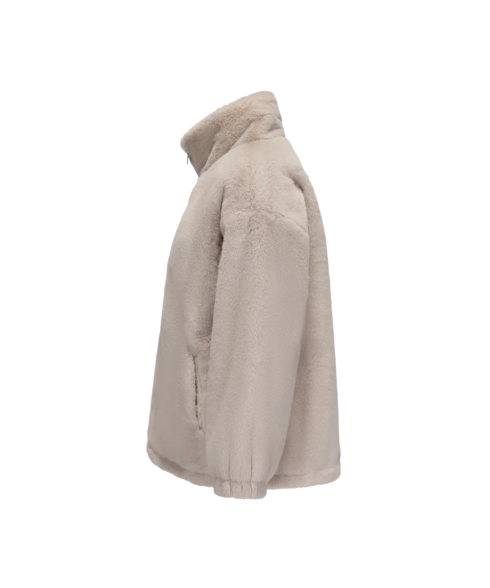 Women's Fluffy Faux Fur Fleece Jacket