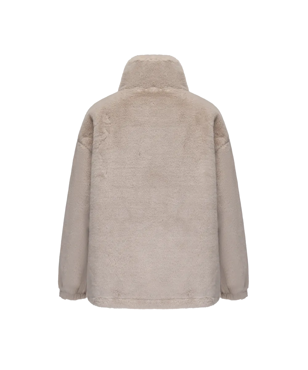 Women's Fluffy Faux Fur Fleece Jacket