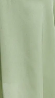 Women's Midi Wrap Dress in Sage Green with Short Puff Sleeves - Elegant Style and Comfort by Liquorish